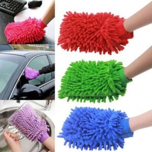 Microfiber Cleaning Glove – Multi-Purpose Wash Mitt