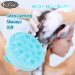 Silicone Scalp Massager – Shampoo Brush for Hair Care