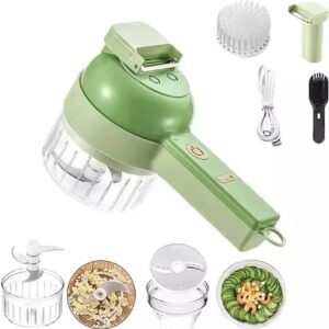 4-in-1 Electric Vegetable Cutter (ইলেকট্রিক ভেজিটেবল কাটার)
