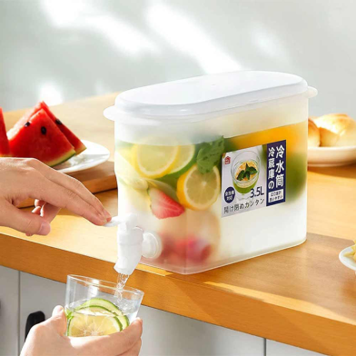 3.5L Food Grade Plastic Cold Water & Juice Dispenser with Tap