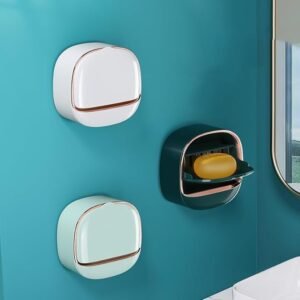 Wall Mounted Soap Holder Box | Waterproof Soap Storage Case