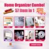 57 Pcs Home Organizer Combo