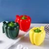 Capsicum Shape Spice Storage Box | Multi Compartment Seasoning Container