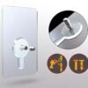 Heavy Duty Self-Adhesive Nut Hook | Drill-Free Wall Mount Bolt Hook (1 Pc)