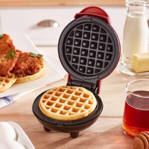 Mini Electric Non-Stick Waffle Maker Machine