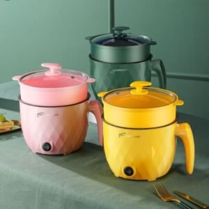 Multi-Function Mini Electric Hot Pot with Steamer
